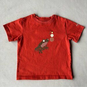 Roots ~ Frog Graphic Tee ~ 100% Organic Cotton ~ Kids Size 4T